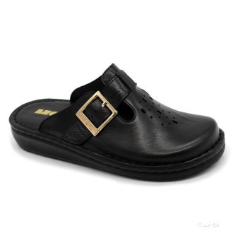 302 LEON COMFORT NŐI BŐR KLUMPA-fekete