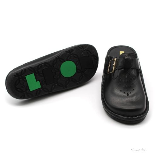 302 LEON COMFORT NŐI BŐR KLUMPA-fekete