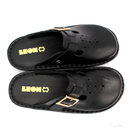 302 LEON COMFORT NŐI BŐR KLUMPA-fekete