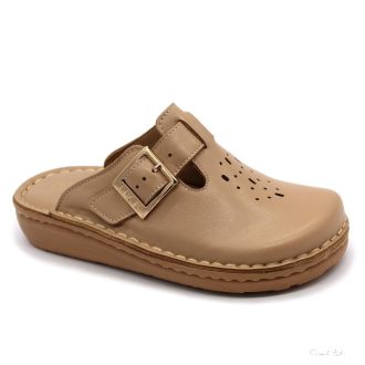 302 LEON COMFORT NŐI BŐR KLUMPA-bézs