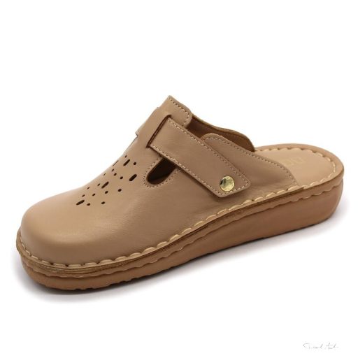 302 LEON COMFORT NŐI BŐR KLUMPA-bézs