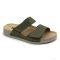 LEON 511 COMFORT NŐI BŐR PAPUCS-zöld