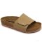 LEON 4022 COMFORT NŐI BŐR PAPUCS - bézs , csak 39-es méret