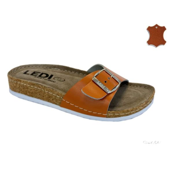 LEDI Anatomic | Női bőr papucs 94/ORANGE |