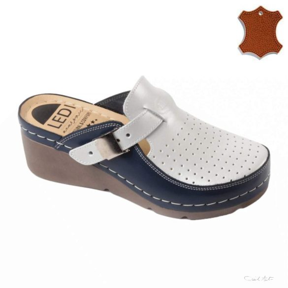 LEDI  Anatomic /100/5 NŐI KÉNYELMI KLUMPA -fehér-kék csatos