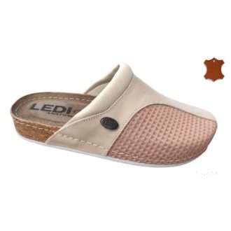 LEDI Anatomic | Női bőr klumpa 95/B24-SQV -bézs mályva