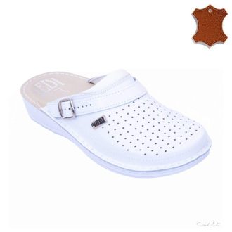   LEDI Anatomic | Női bőr klumpa 663/18/fehér-unisex (férfi méretben is)