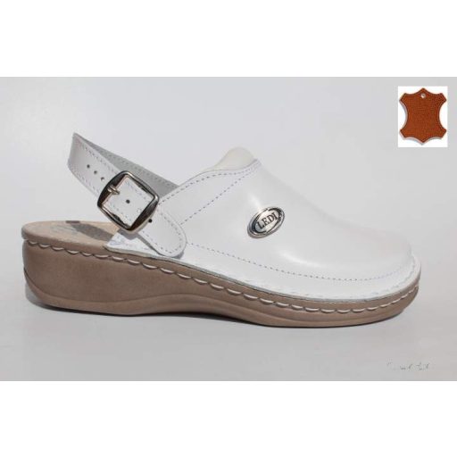 LEDI Anatomic | Női bőr klumpa 663/N18/teli fehér
