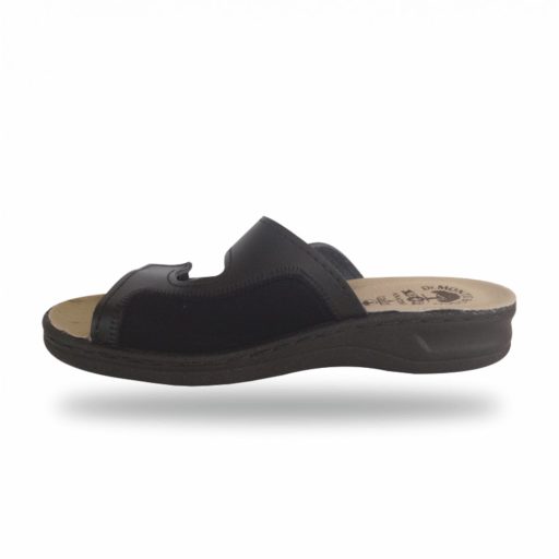 DrMonteBosco női papucs - 481 Nero női komfort papucs