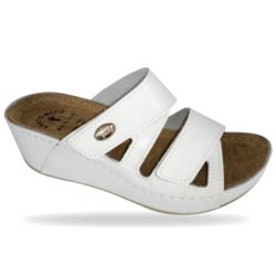 Fratelli Babb komfort papucs - divat papucs D108 Bianco