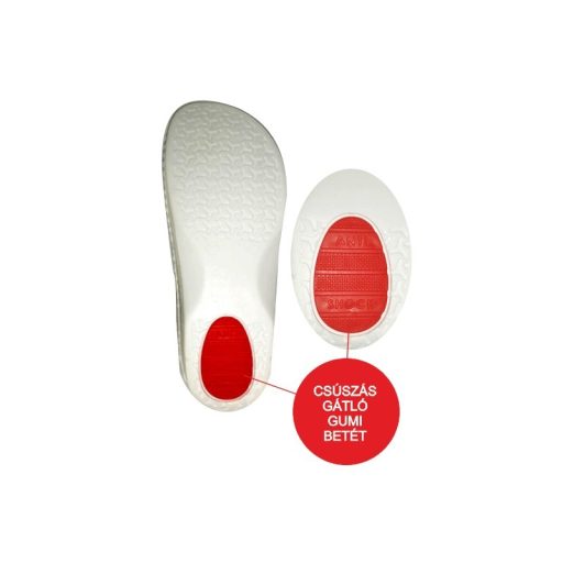 Női anatómiai papucs - klumpa D52 Rosso