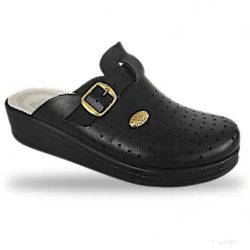 Sanital Leight komfort papucs - zárt papucs 372- fekete