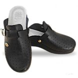 Sanital Leight komfort papucs - zárt papucs 372- fekete