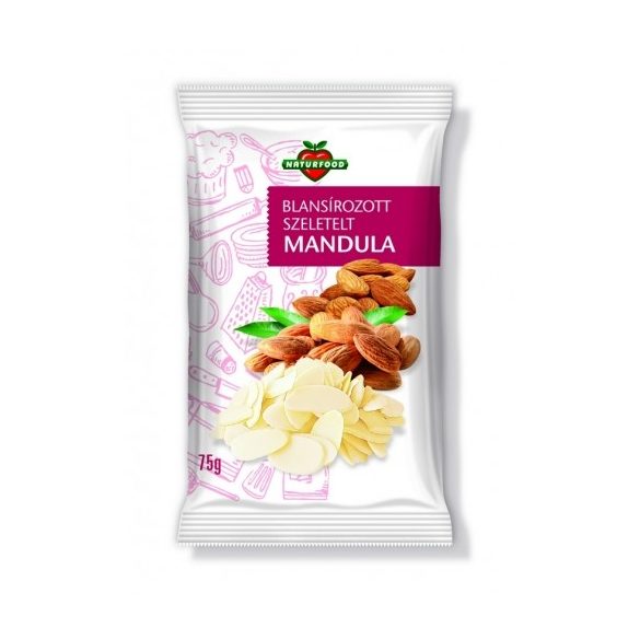 Naturfood Szeletelt mandula 75g