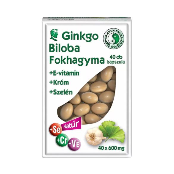 Dr.Chen Ginkgo biloba és fokhagyma kapsz.
