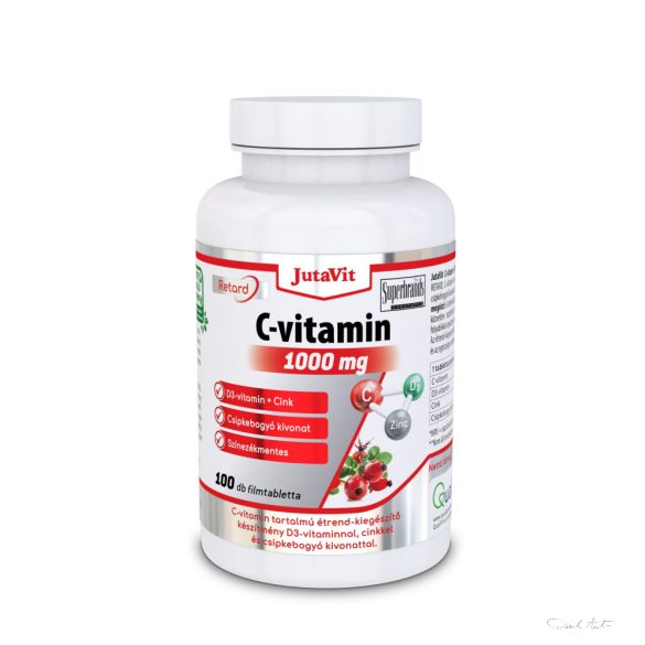 JutaVit C-vitamin 1000mg retard csipkebogyós tabletta 100 db