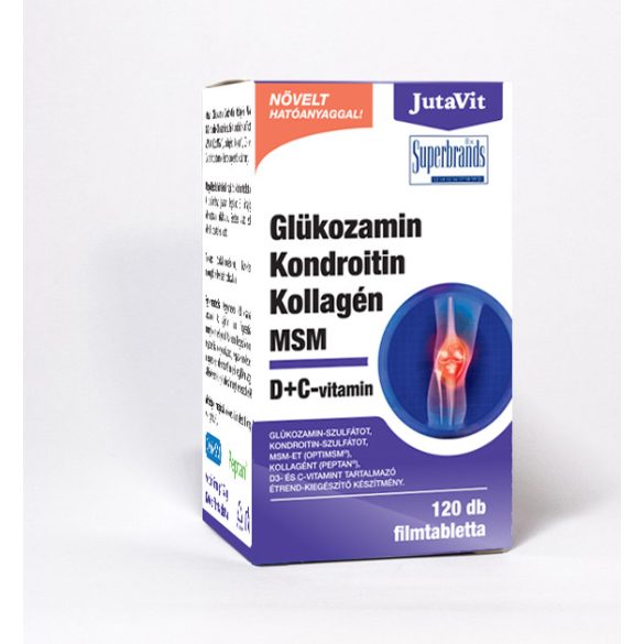JutaVit Glükozamin Kondroitin Kollagén MSM D+C-vitamin 120x