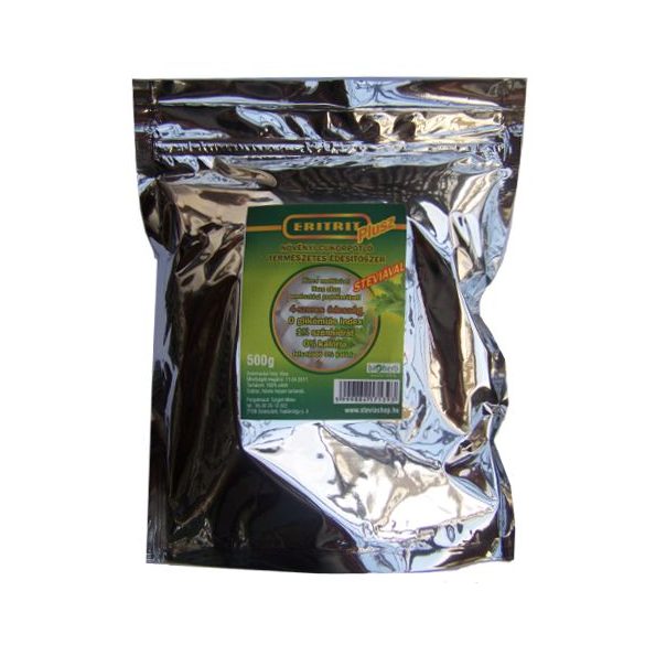 Eritrit Plusz -  steviával, 4-szeres édesség 0,5 kg