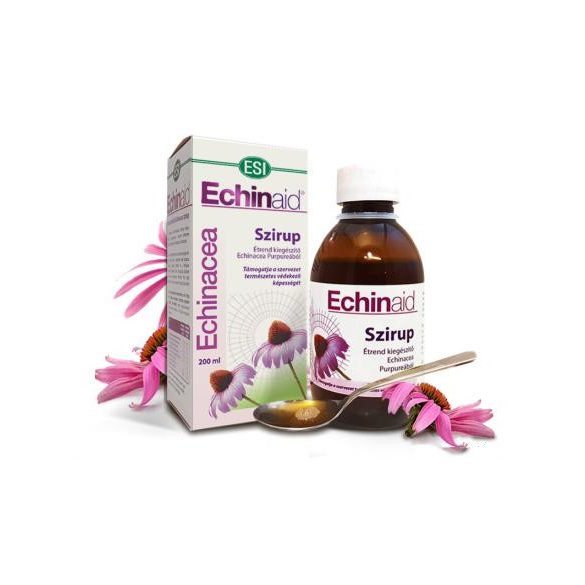 Echinaid® Immunerősítő Echinacea szirup. - gesztenyemézzel, és balzsamos gyógynövényekkel. 200 ml