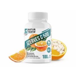   Natur Tanya® Szerves C-500 rágótabletta – 500mg C-vitamin, citrus bioflavonoidokkal dúsítva 100x