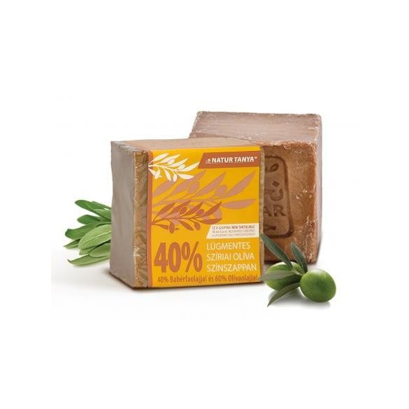 Natur Tanya® Lúgmentes Színszappan - 40%-os bio babérfaolaj tartalom, a teljes testre és hajmosáshoz is!