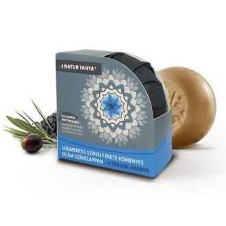   Natur Tanya® Fekete köményes szíriai Oliva színszappan – Gyulladt, viszkető, gombás, allergiás bőrproblémákra. 100g