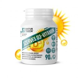   Natur Tanya® Szerves D3-vitamin 4000NE 90x növényi kapszulatokban, E-vitaminnal