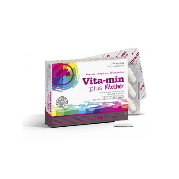 Olimp Labs® Vita-min plus Mother kapszula 30x - Világszabadalommal védett Kismama vitamin komplex