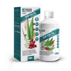   Natur Tanya® ALOE VERA ITAL TŐZEGÁFONYÁS, ERDEI GYÜMÖLCSÖS – Független, akkreditált laborral igazolt acemannán tartalommal 1000ml