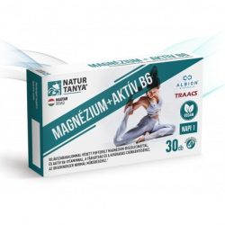   Natur Tanya® Vegán MAGNÉZIUM + AKTÍV B6 30x - Világszabadalommal védett magnézium-biszglicinát-kelát növényi kapszulahéjban!