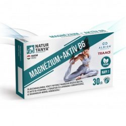   Natur Tanya® Vegán Magnézium + Aktív B6 30x - Világszabadalommal védett magnézium-biszglicinát-kelát növényi kapszulahéjban!