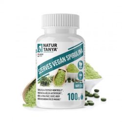   Natur Tanya® Szerves VEGÁN SPIRULINA 100x – Energiát ad, támogatja a fogyókúrát és az emésztést