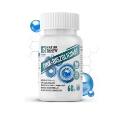   Natur Tanya® Cink-biszglicinát - 60x- Kizárólag 100%-ban cink-biszglicinátból származó, maximális mennyiségű aminosav kelát formájú, magas biohasznosulású szerves cink