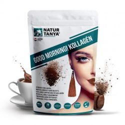  Natur Tanya® Good morning! Kollagén cappuccino 320g - hal és marha kollagén peptidek, biotin, C-vitamin és cink-biszglicinát