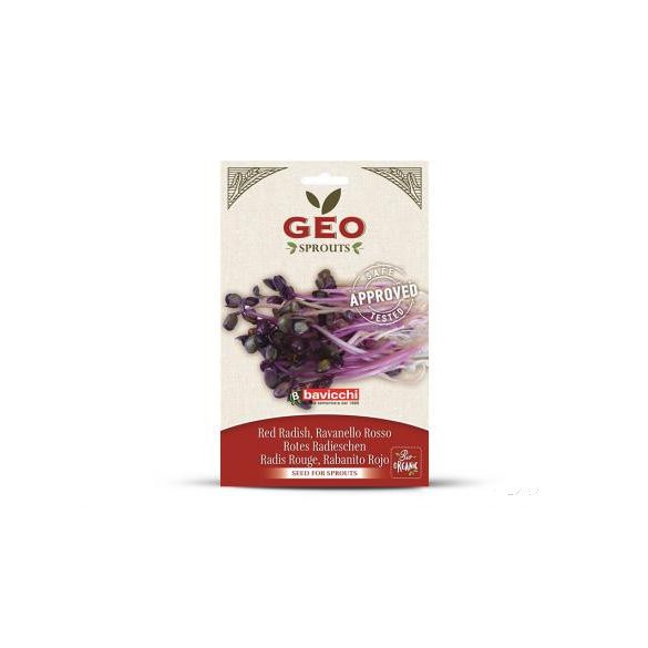 Natur Tanya® Bavicchi Bio Vörös retek csíráztatáshoz - Pikáns ízű, vitamindús, igazi csemege. Magas vastartalom!  15 g
