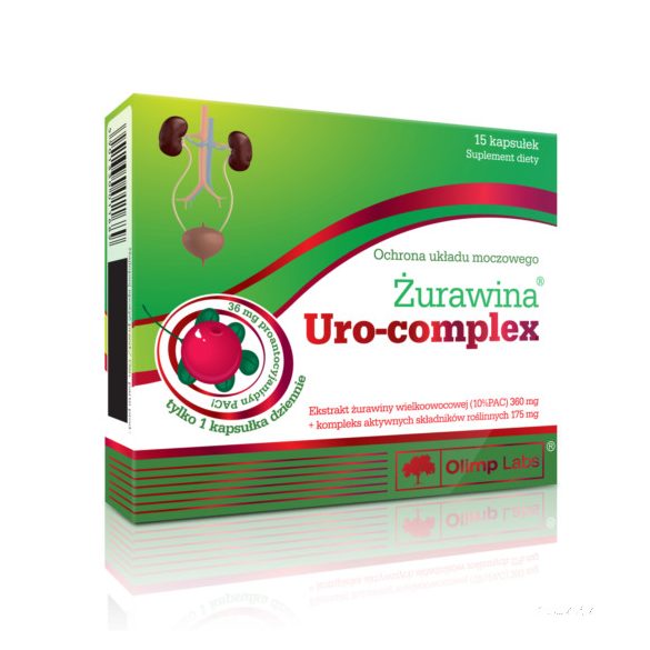 Olimp-Labs URO-COMPLEX KAPSZULA 15X - AZ EGÉSZSÉGES HÚGYUTAK NEM ÁLOM TÖBBÉ