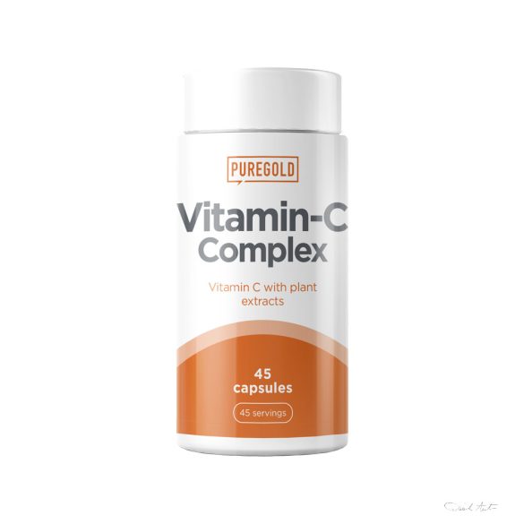 Pure Gold C-Complex C-vitamin tartalmú kapszula növényi kivonatokkal 45x