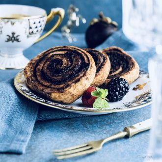   Gluténmentes kakaós mini csiga 180 g - 4 db (csomagolva) - bio