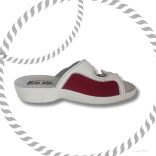 Pianella Hallux betétes papucs - 481/ fehér-bordó