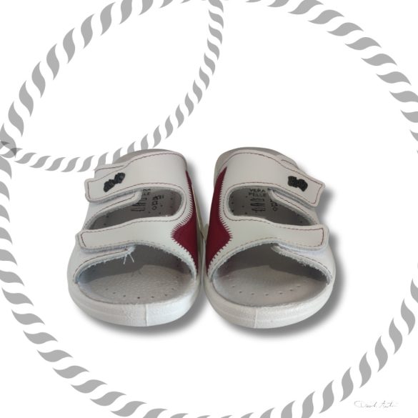 Pianella Hallux betétes papucs - 481/ fehér-bordó