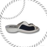 Pianella hallux betétes papucs - 422/fehér-kék