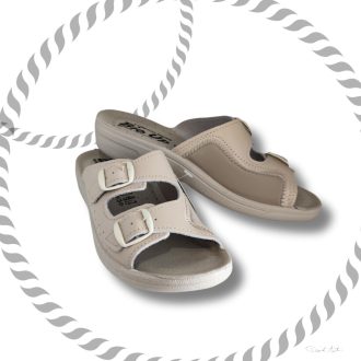 Pianella hallux betétes papucs - 422/beige