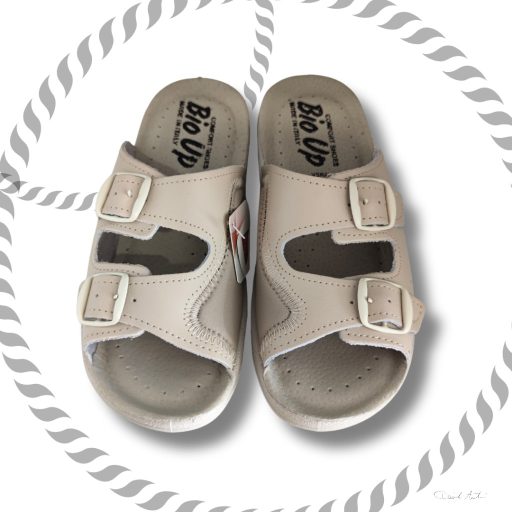 Pianella hallux betétes papucs - 422/beige