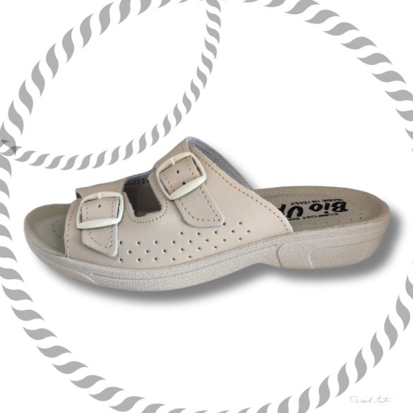 Pianella hallux betétes papucs - 422/beige