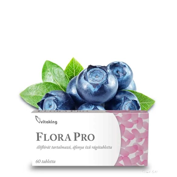 Vitaking  FloraPro Élőflórát Tartalmazó Rágótabletta 60x