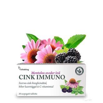 Vitaking Cink Immuno 20mg 30x rágótabletta