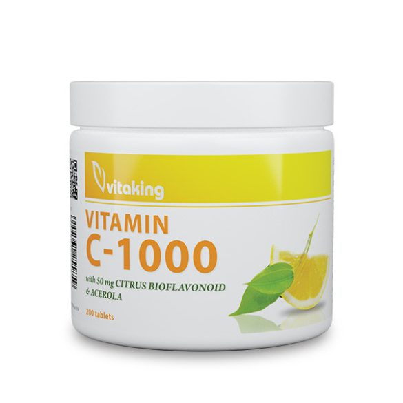 Vitaking C-vitamin 1000mg Biof. 200x