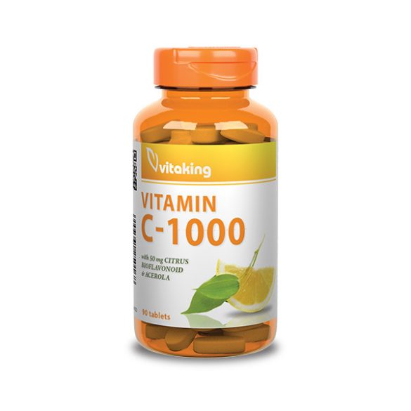 Vitaking C-vitamin 1000mg tabletta Bioflavonoiddal 90x