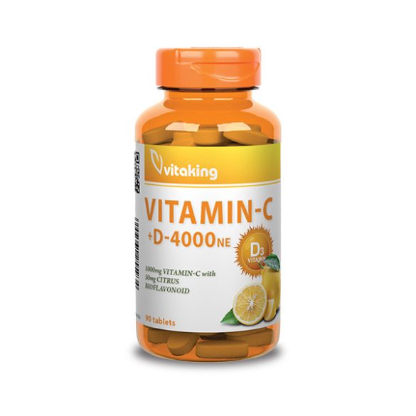 Vitaking C-1000+D-4000 komplex vitamin 90x