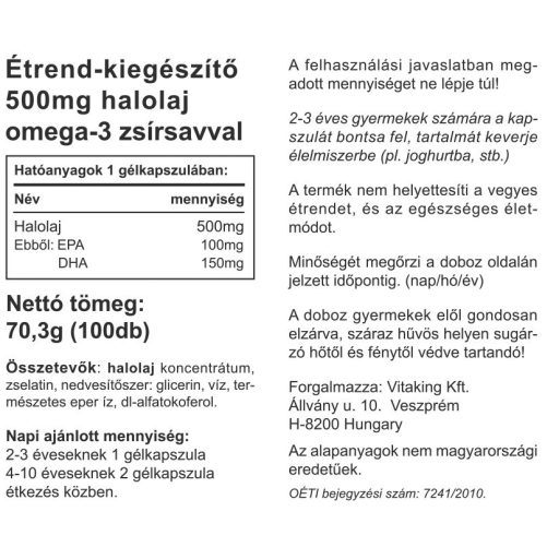 Vitaking Omega-3 Kids 100x